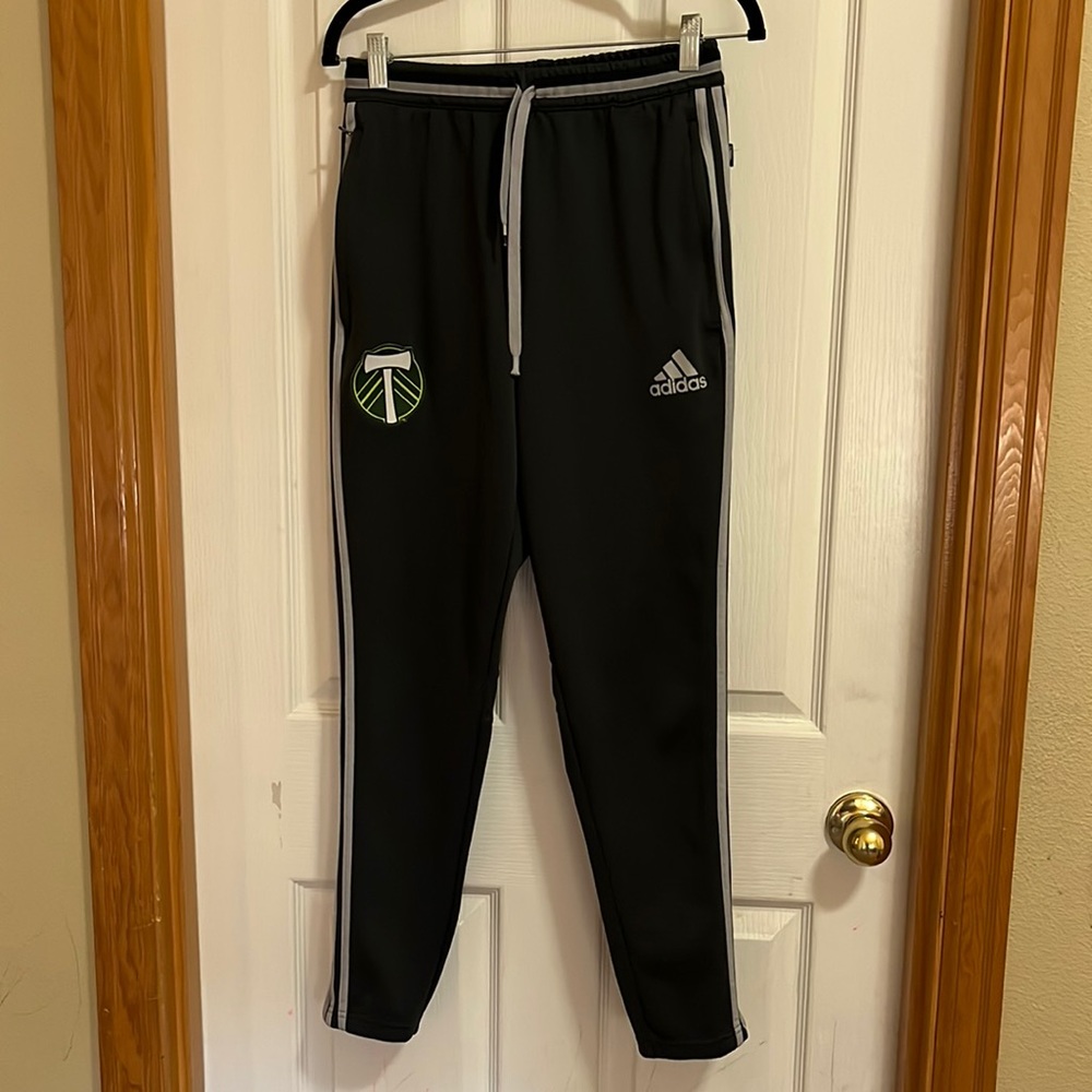 Listing for Jake MLS Portland Timbers Adidas track pants